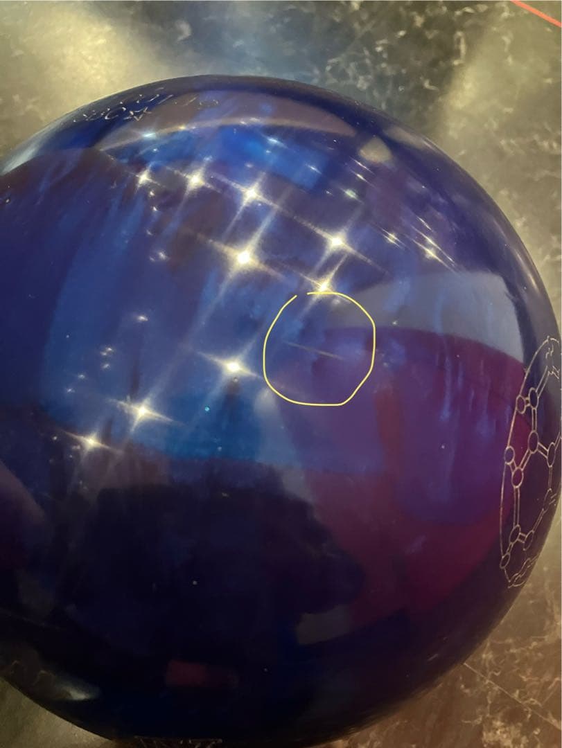 ナノデス　アキュドライブ4 ボウリングボール　15ポンド3オンス