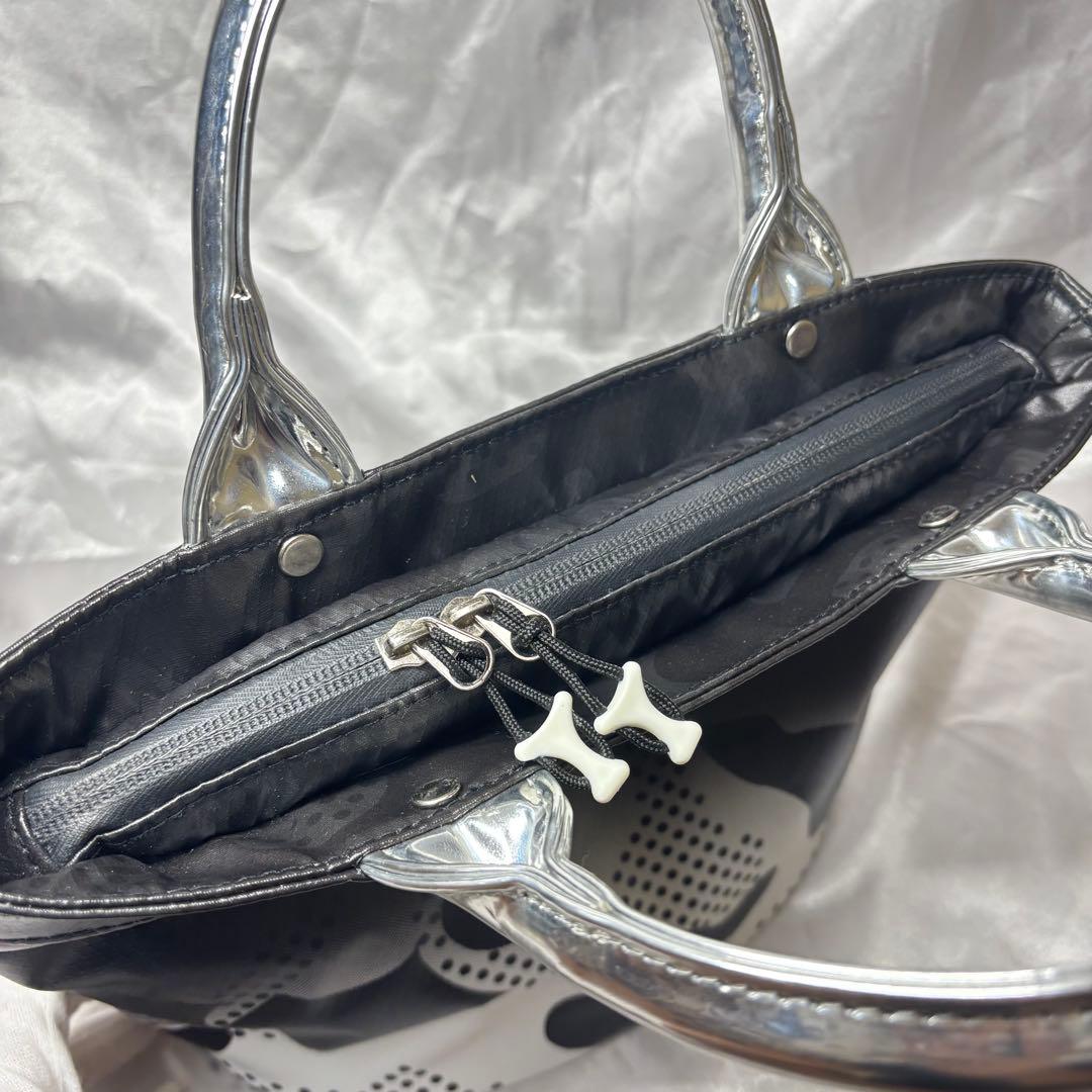 【未使用に近い】MARK&LONA 防水 カートバッグ ハンドバッグ スカルロゴ