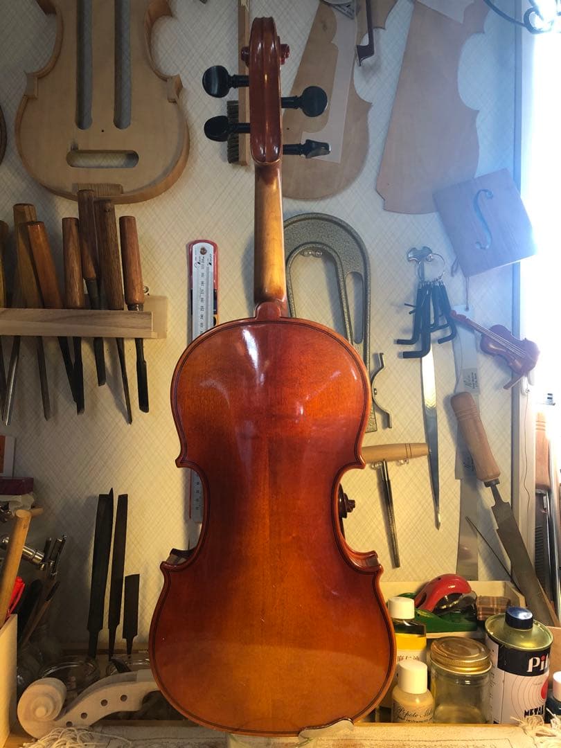 【駒&魂柱調整済】Suzuki分数バイオリンNo200 1/2 2002