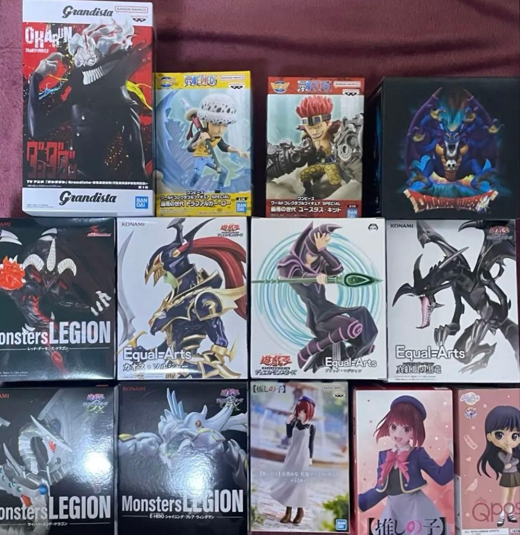 【新品】プライズフィギュアまとめ売り　ダンダダン、呪術廻戦、ワンピース他　13点