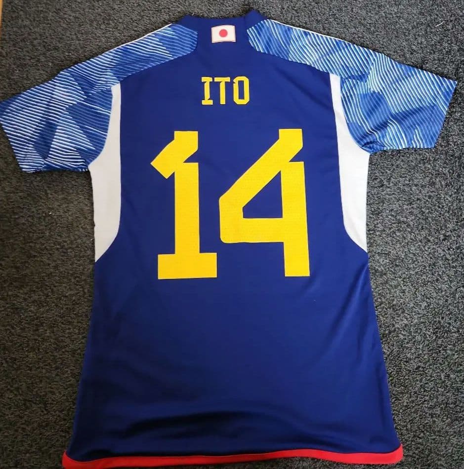 サッカー日本代表ユニフォーム　伊東純也 ブルーロック袋付き
