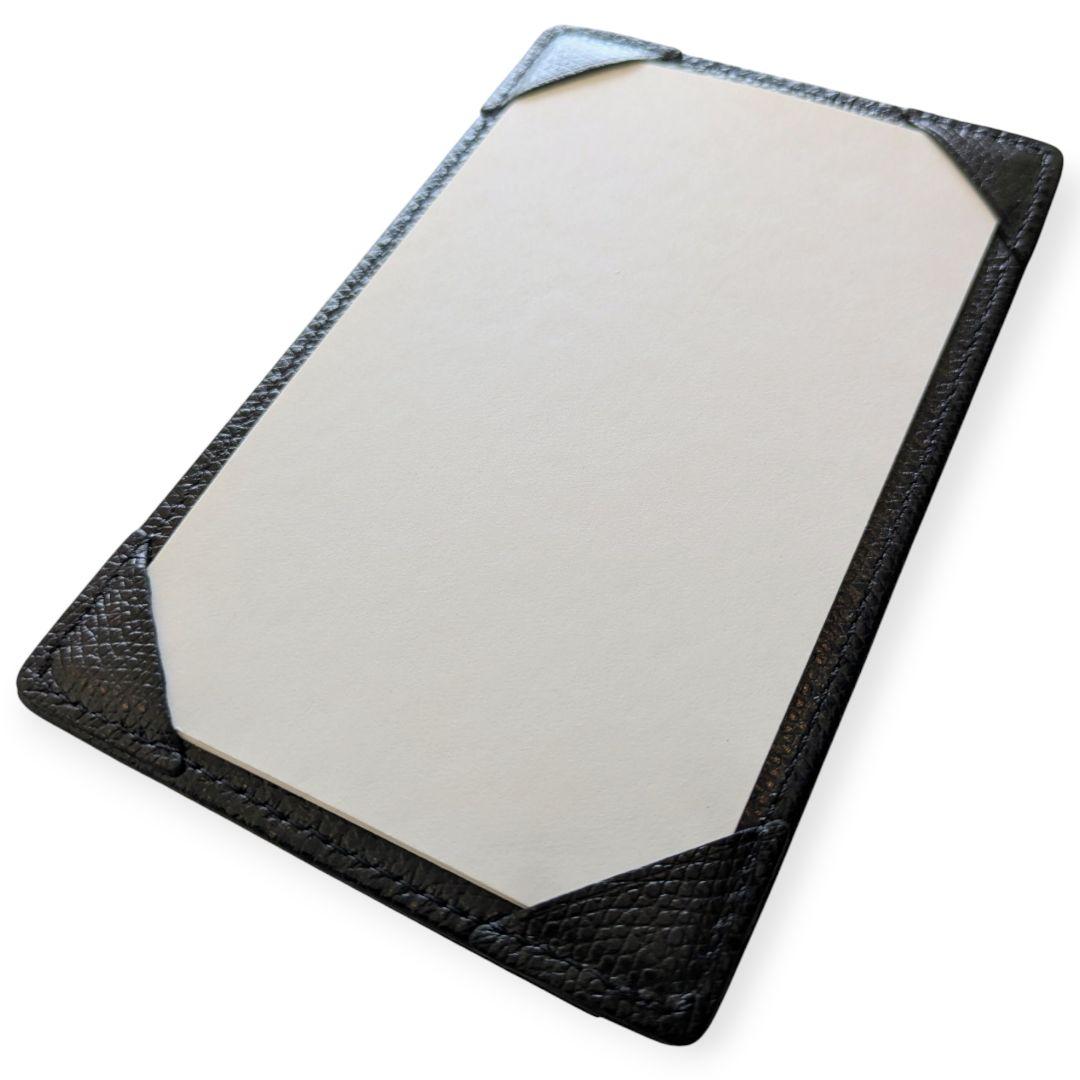 【新品】RALPH LAUREN PURPLELABELブラックレザーメモパッド