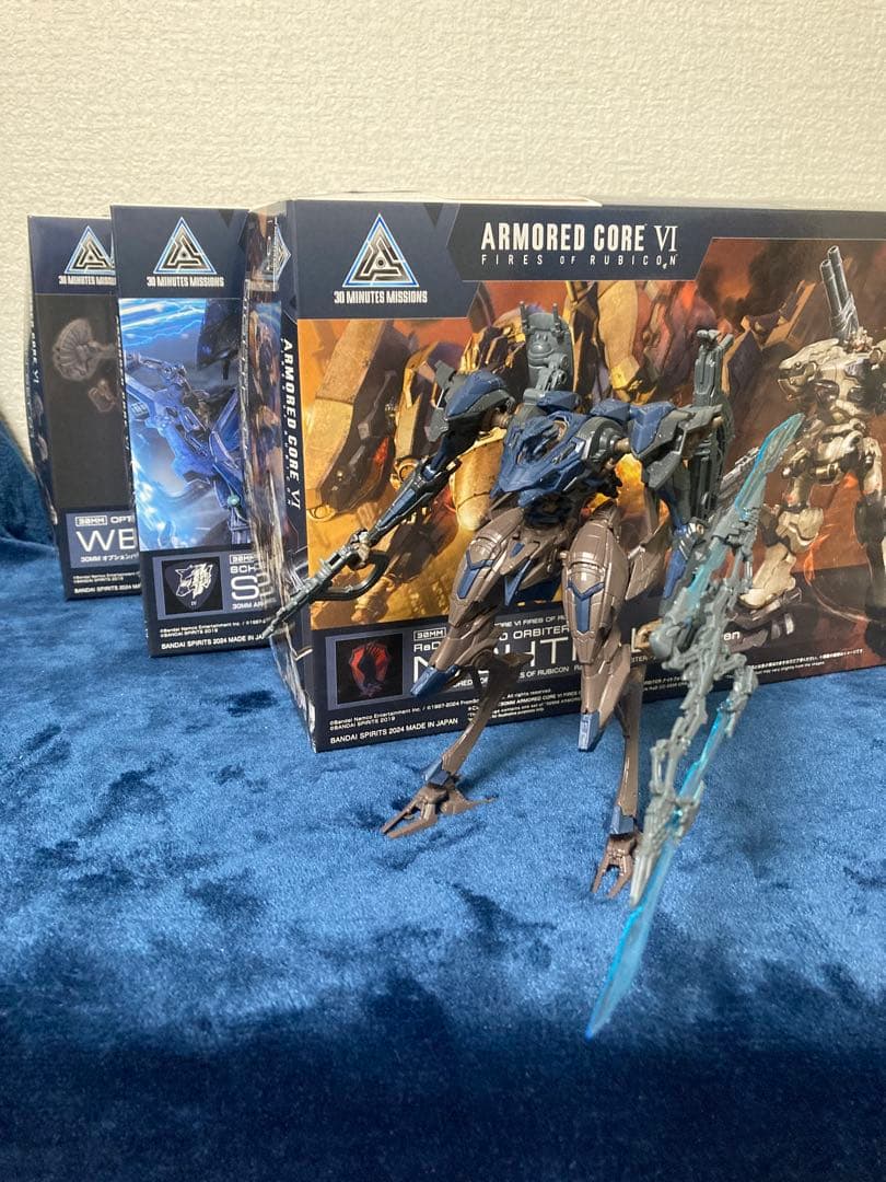 バンダイプラモデル　アーマードコア6　未組み立て、組み済みジャンクまとめ