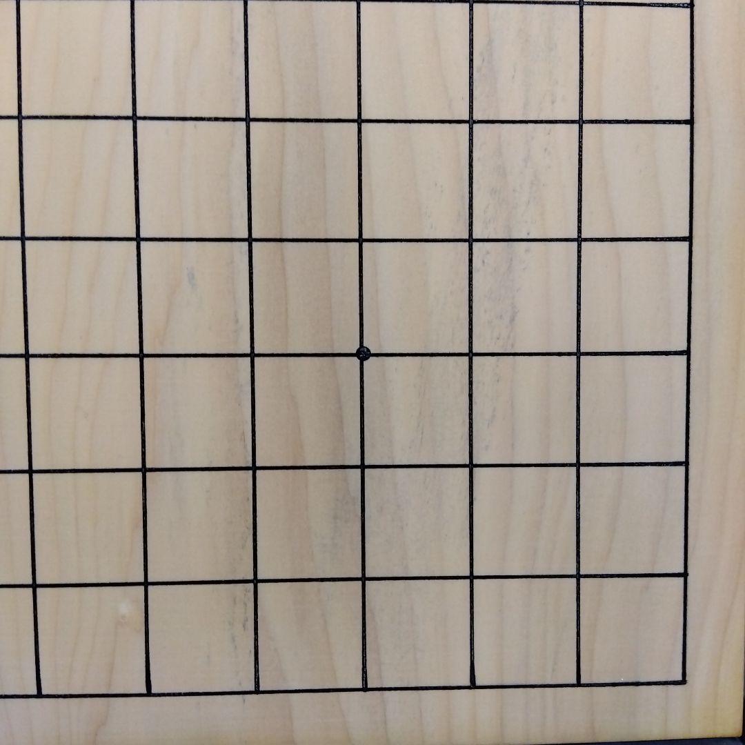 【国産　本榧　4寸碁盤　脚なし　木表】