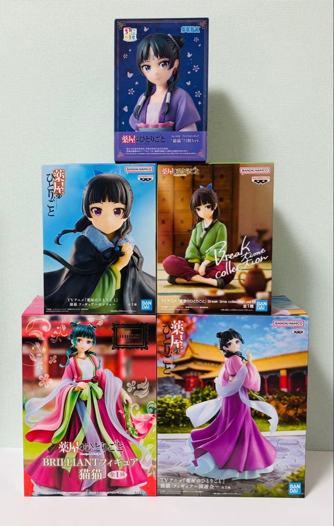 薬屋のひとりごと フィギュア 猫猫 ポンチョ・月精・Break time