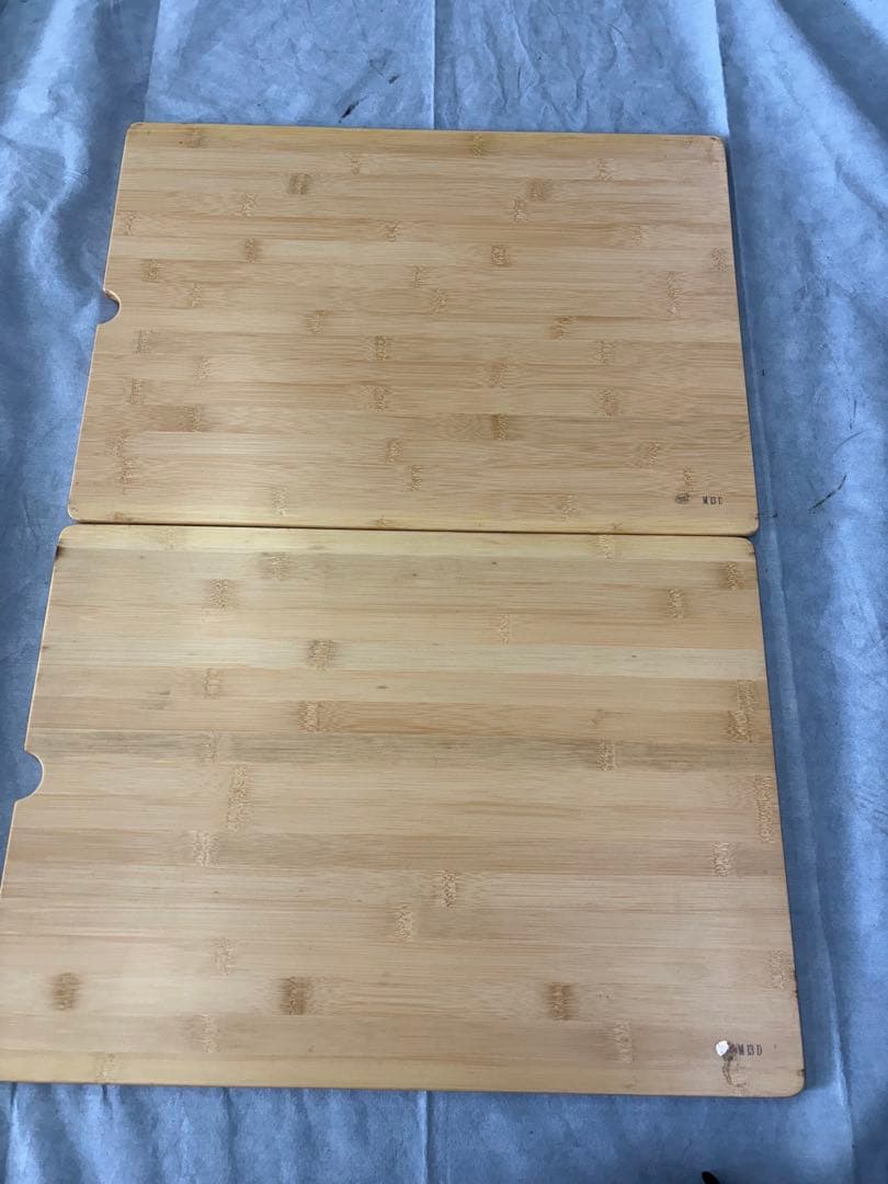  peak スノーピーク　ウッドテーブル竹W 2枚　旧カラー　中古