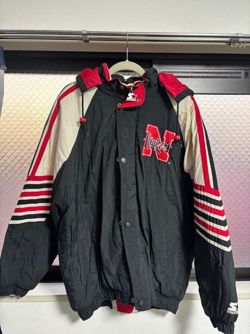 Starter Huskers フード付きジャケット