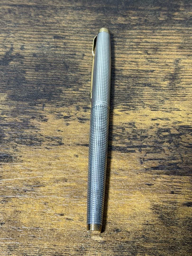 初期　字幅63 パーカー　75 シズレ　万年筆　スターリングシルバー　細字