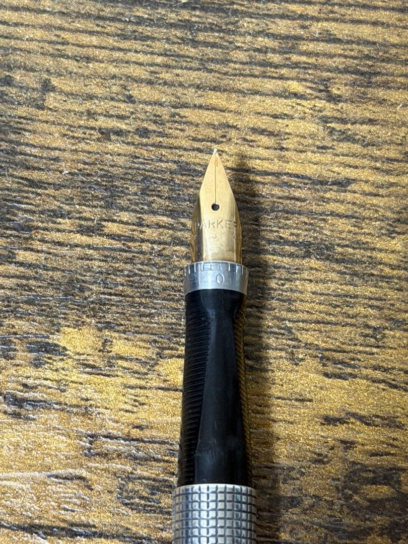 初期　字幅63 パーカー　75 シズレ　万年筆　スターリングシルバー　細字