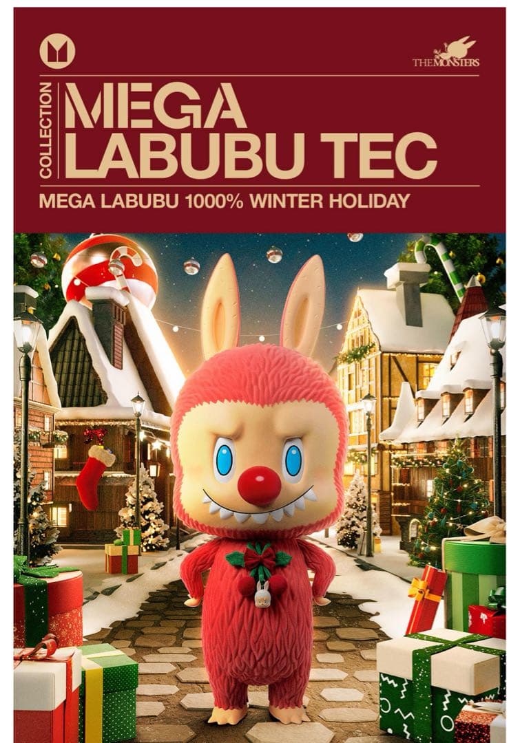 【衝撃赤字】MEGA LABUBU 1000% WINTER HOLIDAY