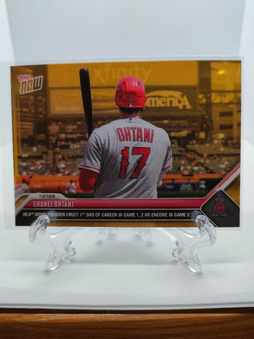 【非売品】大谷翔平、伝説の1日、ダブルヘッダー完封＆2HR ボーナスカード