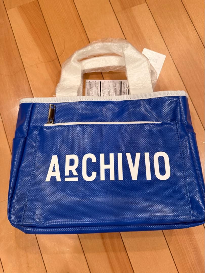 新品タグ付き未使用　ARCHIVIO ゴルフバッグ 青　カートバック