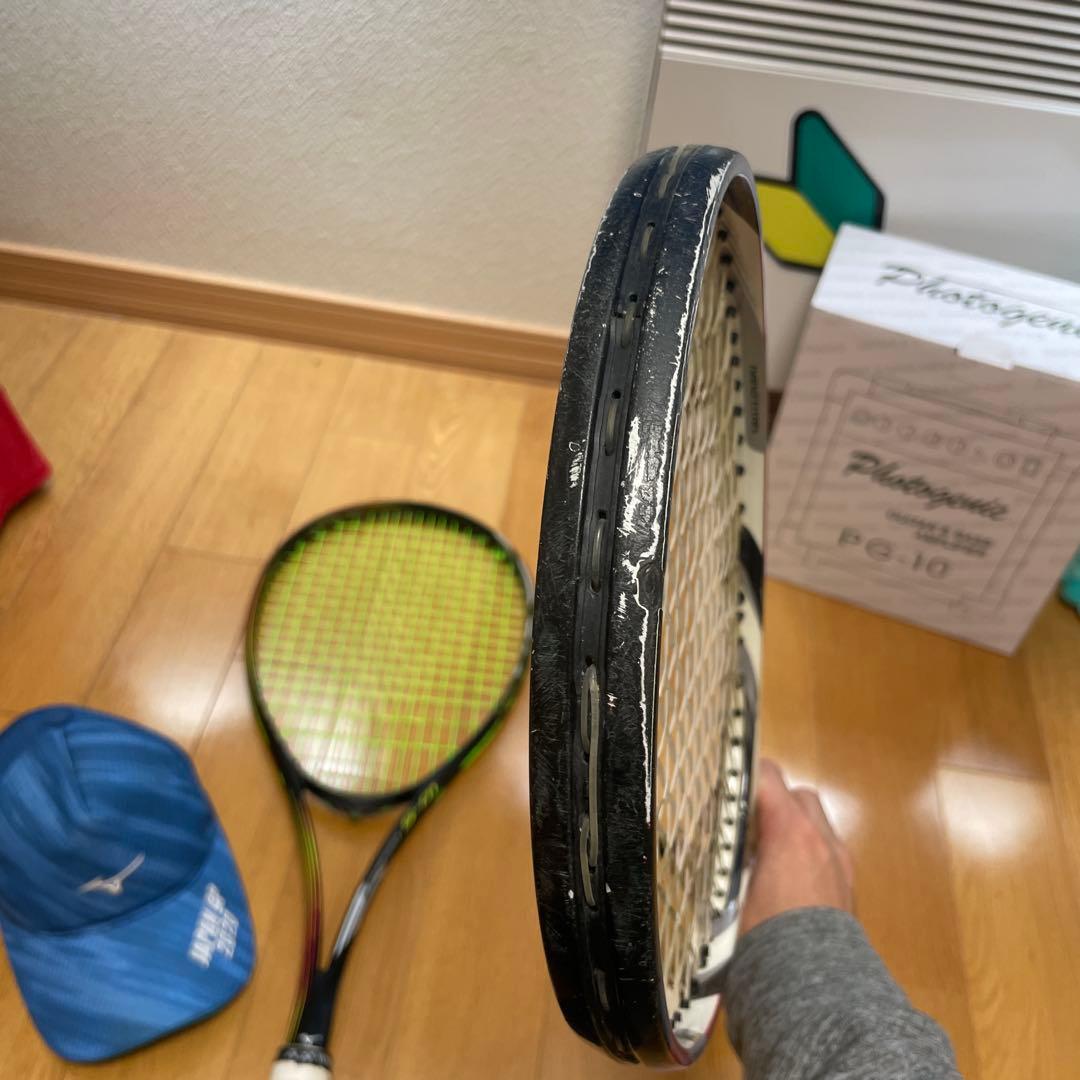ミズノアクロスピードs01テニスラケット 2本セット　おまけ付き