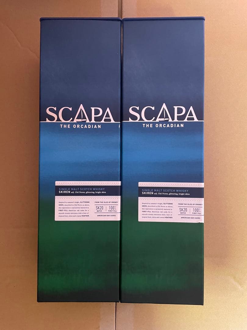 SCAPA シングルモルトウイスキー SKIREN 2本