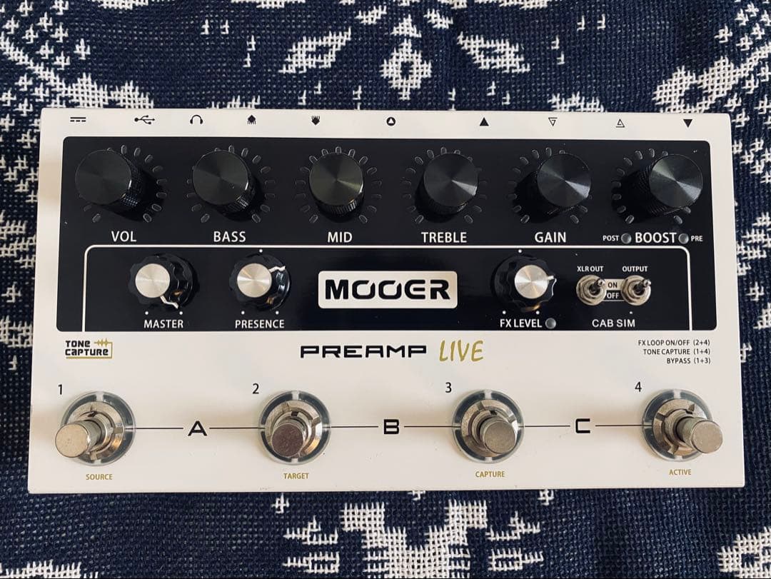 【最終値下げ】MOOER PREAMP LIVE ギターエフェクター