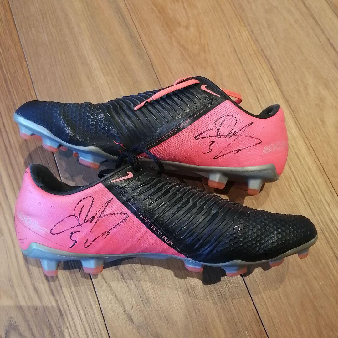 柏レイソル 杉岡大暉 実使用スパイク サイン入り ファントムVNM