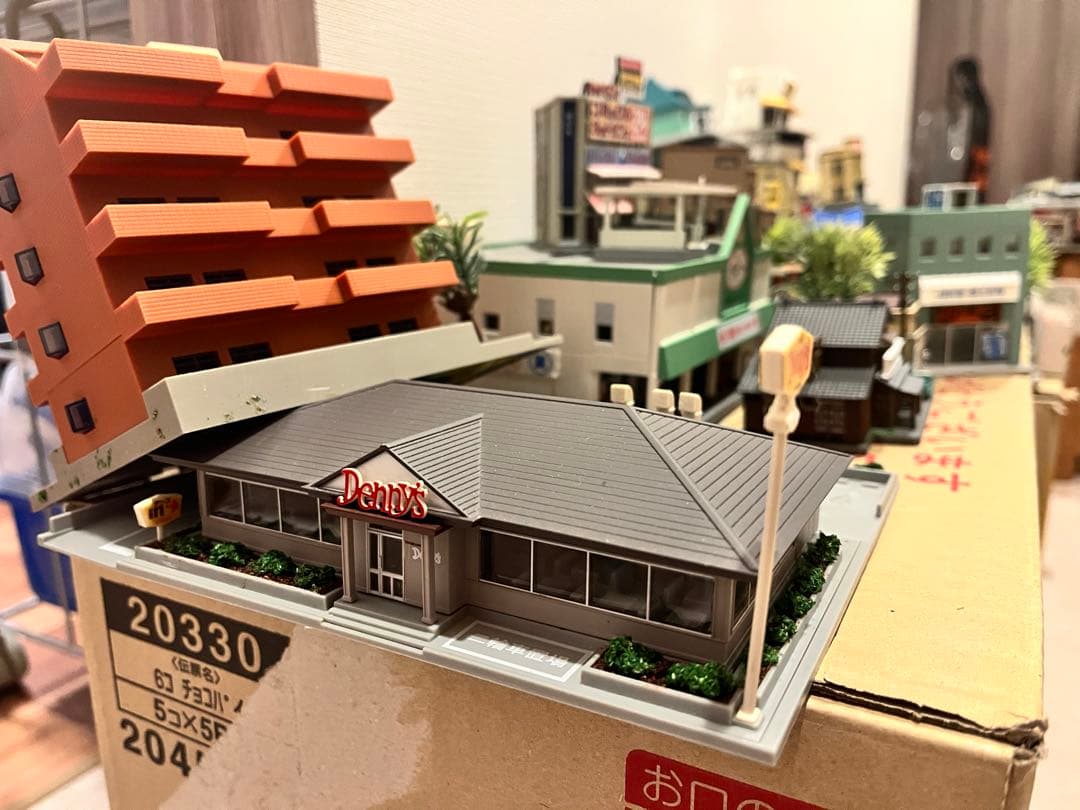 Nゲージ　ジオラマ　背景