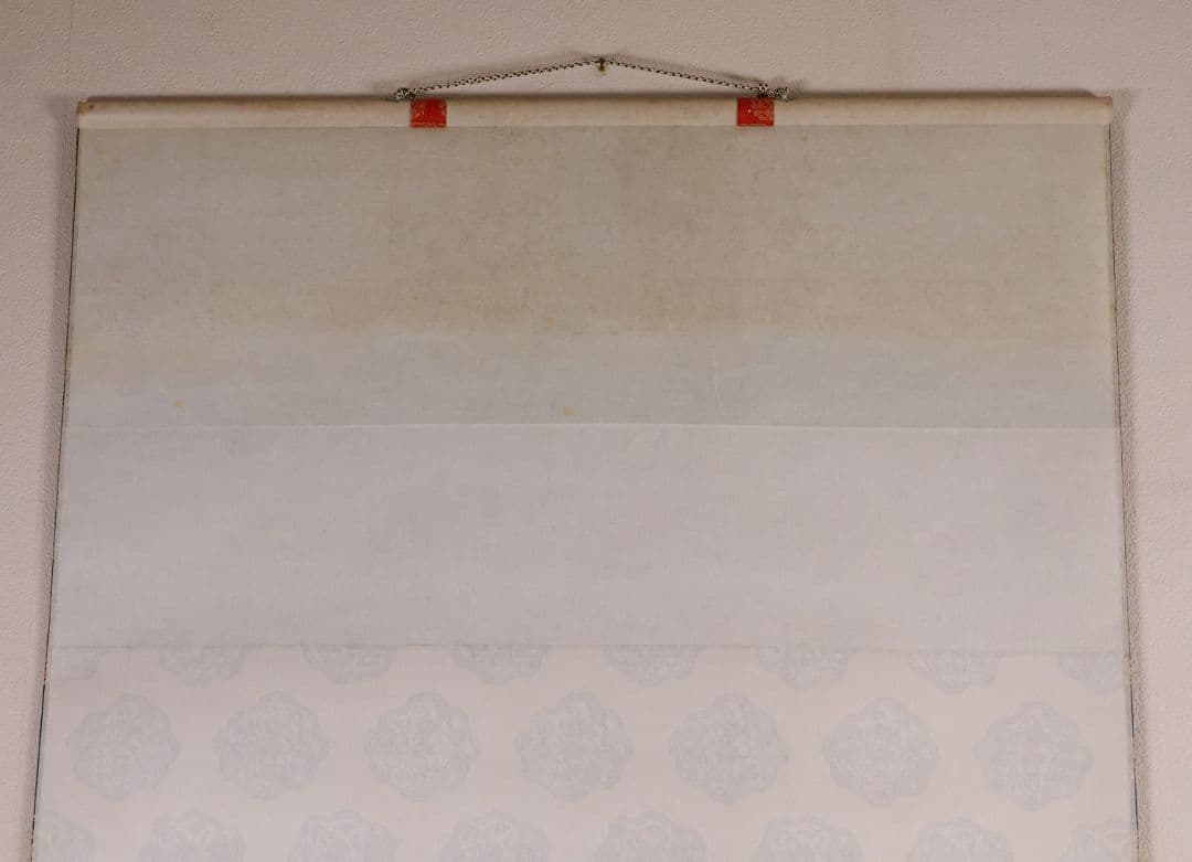 【真作】日本画 国井幸雪 武者図 絹本 掛軸 富士 金泥 國井幸雪 MB118