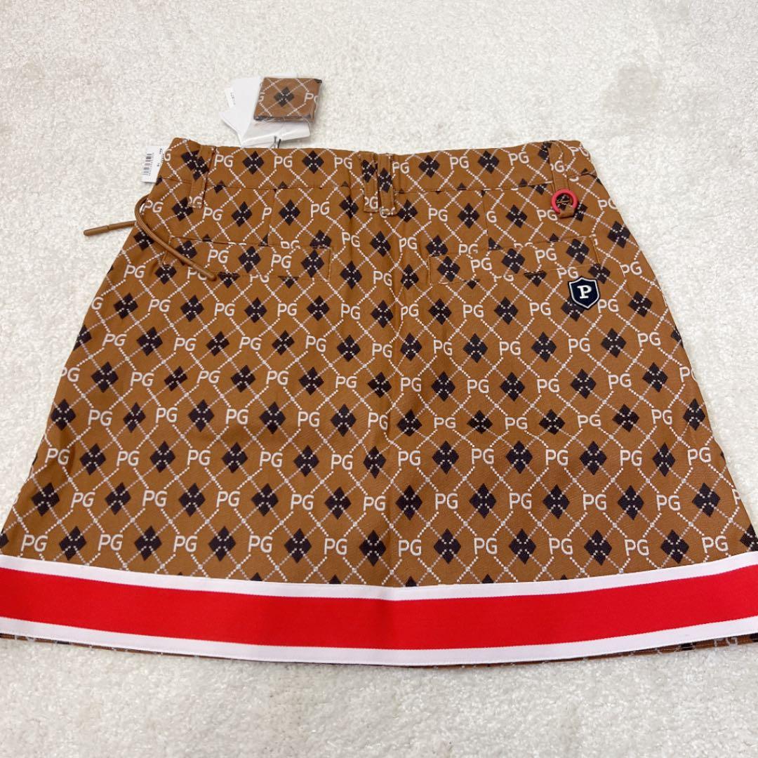 パーリーゲイツ ジャガードスカート アーガイル柄  055-1234908