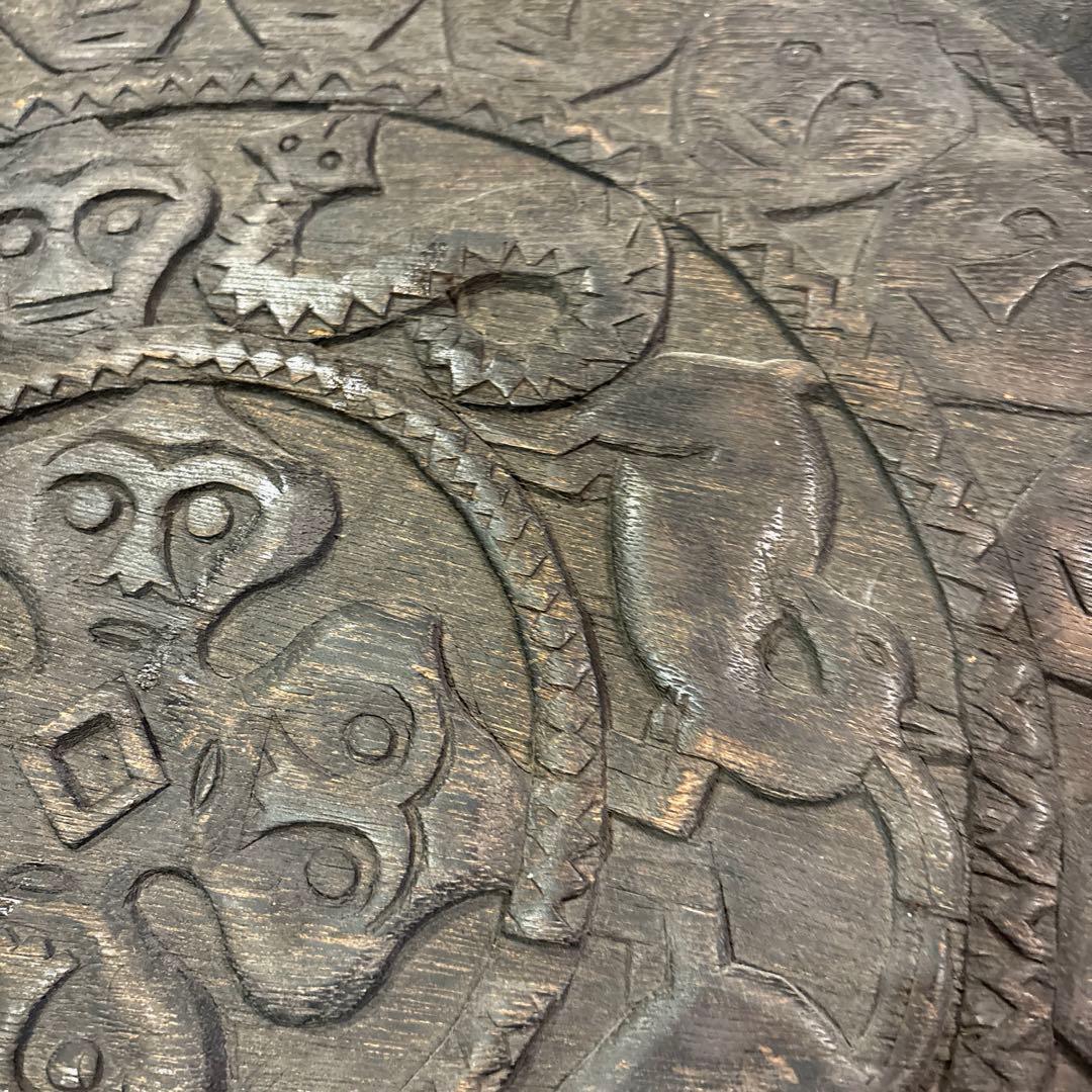 ブラジル　アマゾン　木彫り　アート