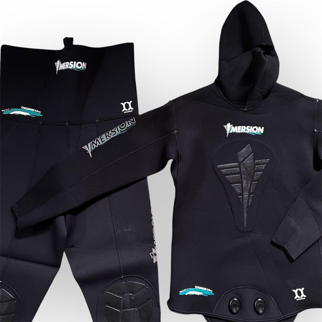 Imersion イマ―ジョン ウェットスーツ 上（XL）下 （L ）3mm