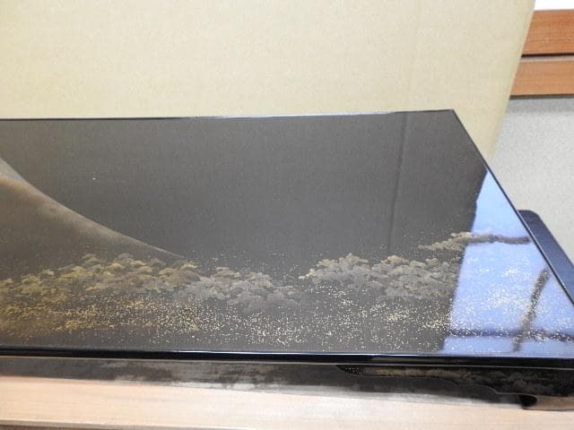 富士山蒔絵平卓　保存箱　MA289