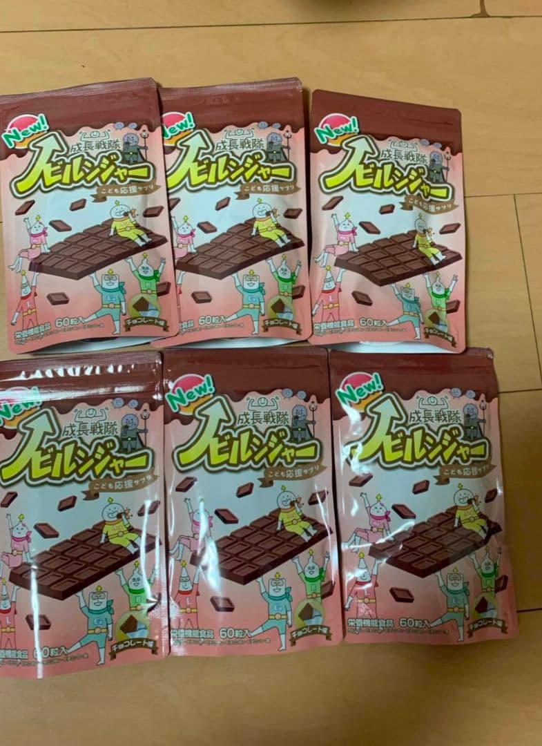 成長戦隊ノビルンジャーチョコレート味 ×6袋