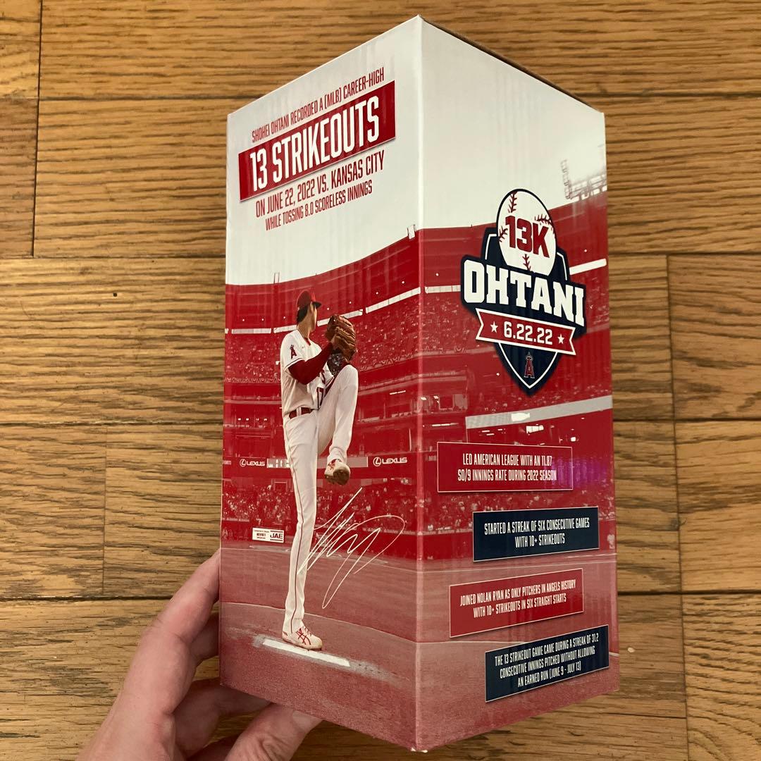 【新品未開封】大谷翔平 13 Strikeouts バブルヘッド 限定 非売品