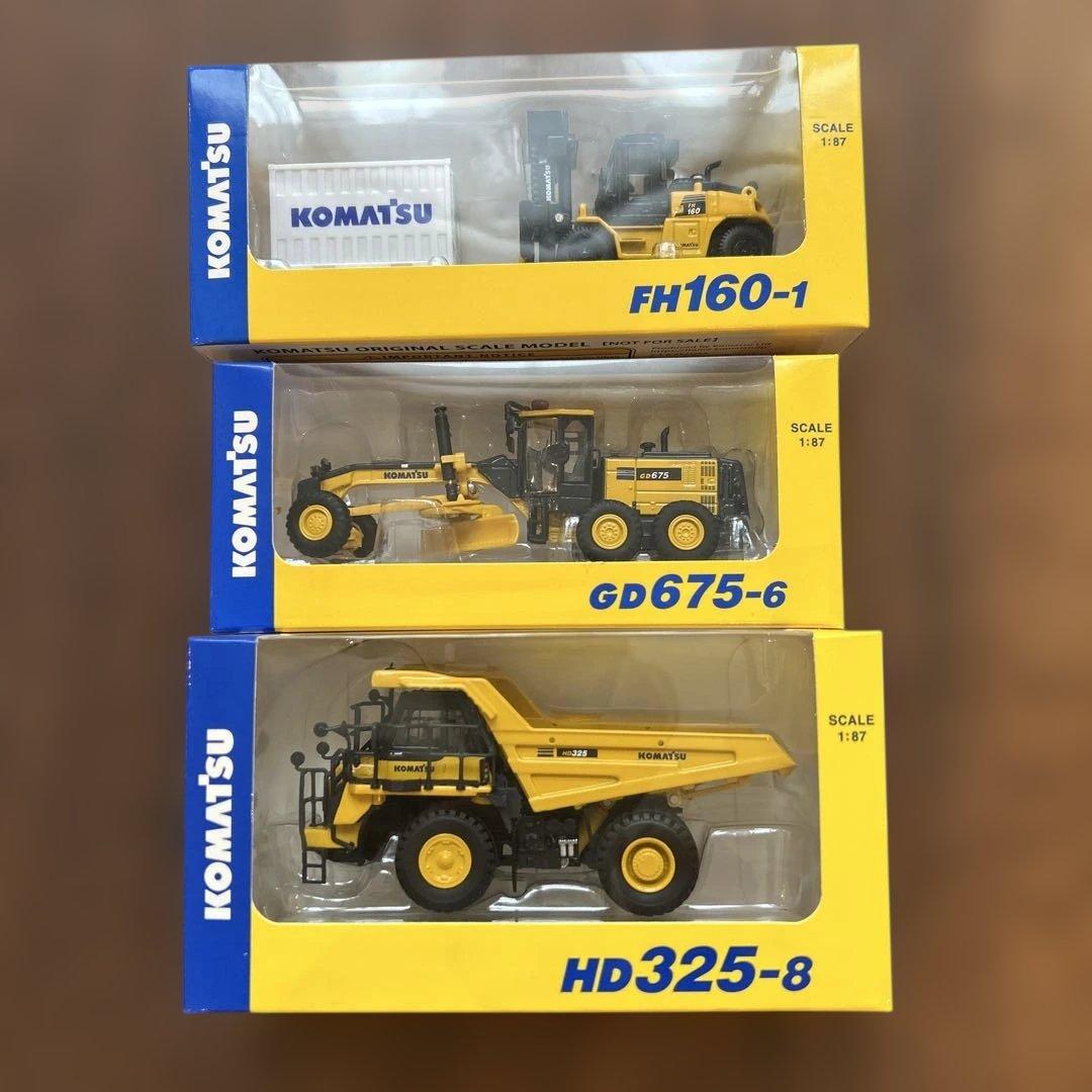 コマツ ミニカーセット 1/87 スケール