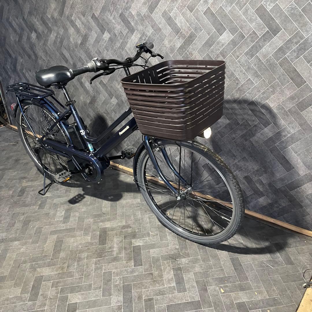 電動アシスト自転車 ネイビー シティタイプ