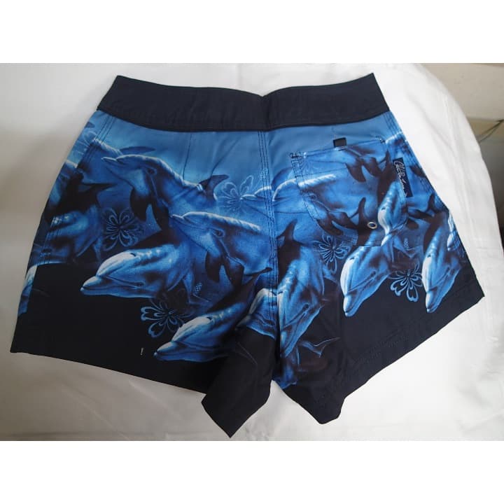 イルカ柄　スイム、サーフトランクス