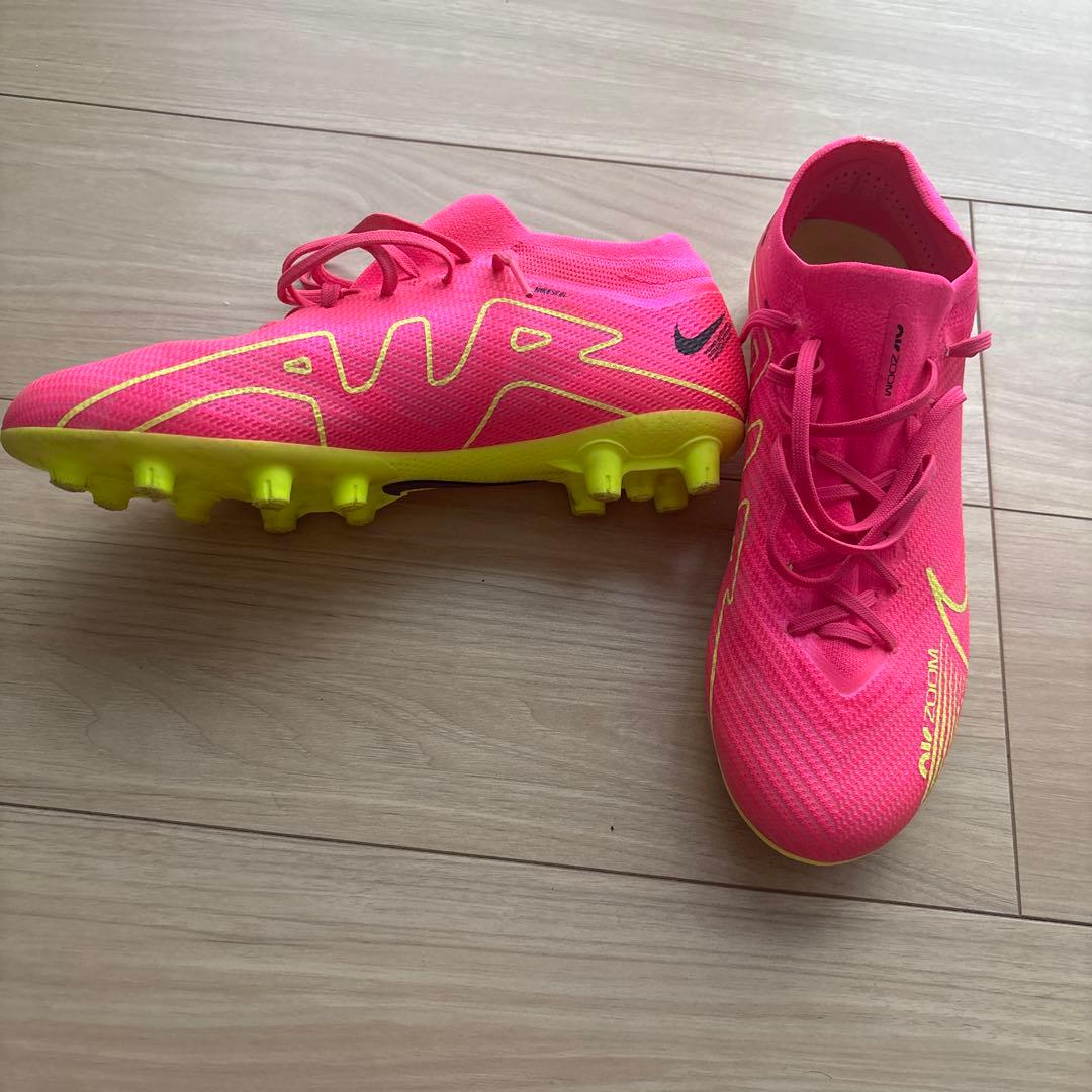 美品　Nike Zoom サッカーシューズ ピンク 24CM　マーキュリアル