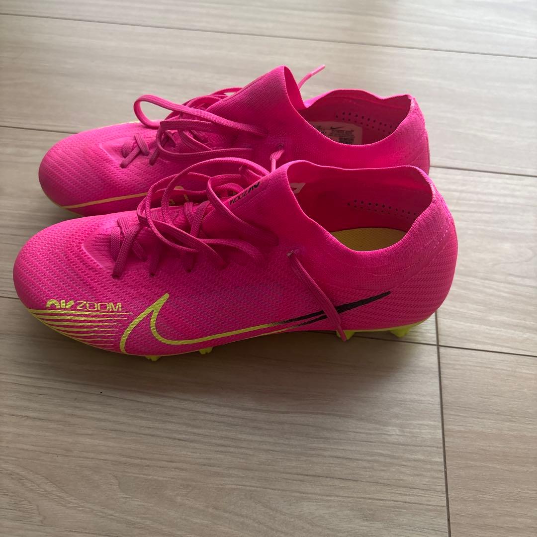 美品　Nike Zoom サッカーシューズ ピンク 24CM　マーキュリアル
