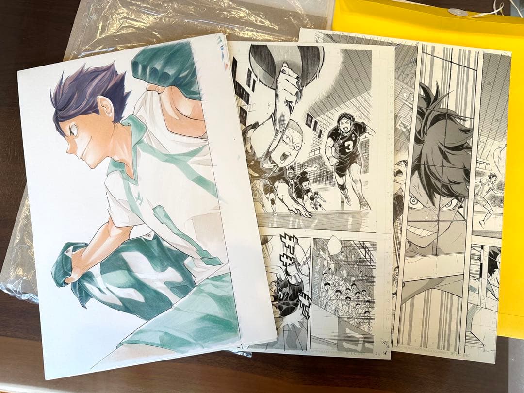 【非売品】ハイキュー　複製原稿　才能とセンス