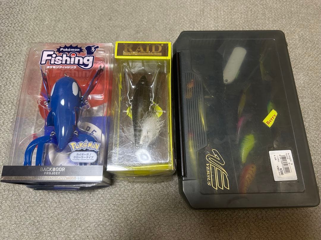 バス釣りルアーセット　DODGE ポケモンフィッシング　カイオーガ