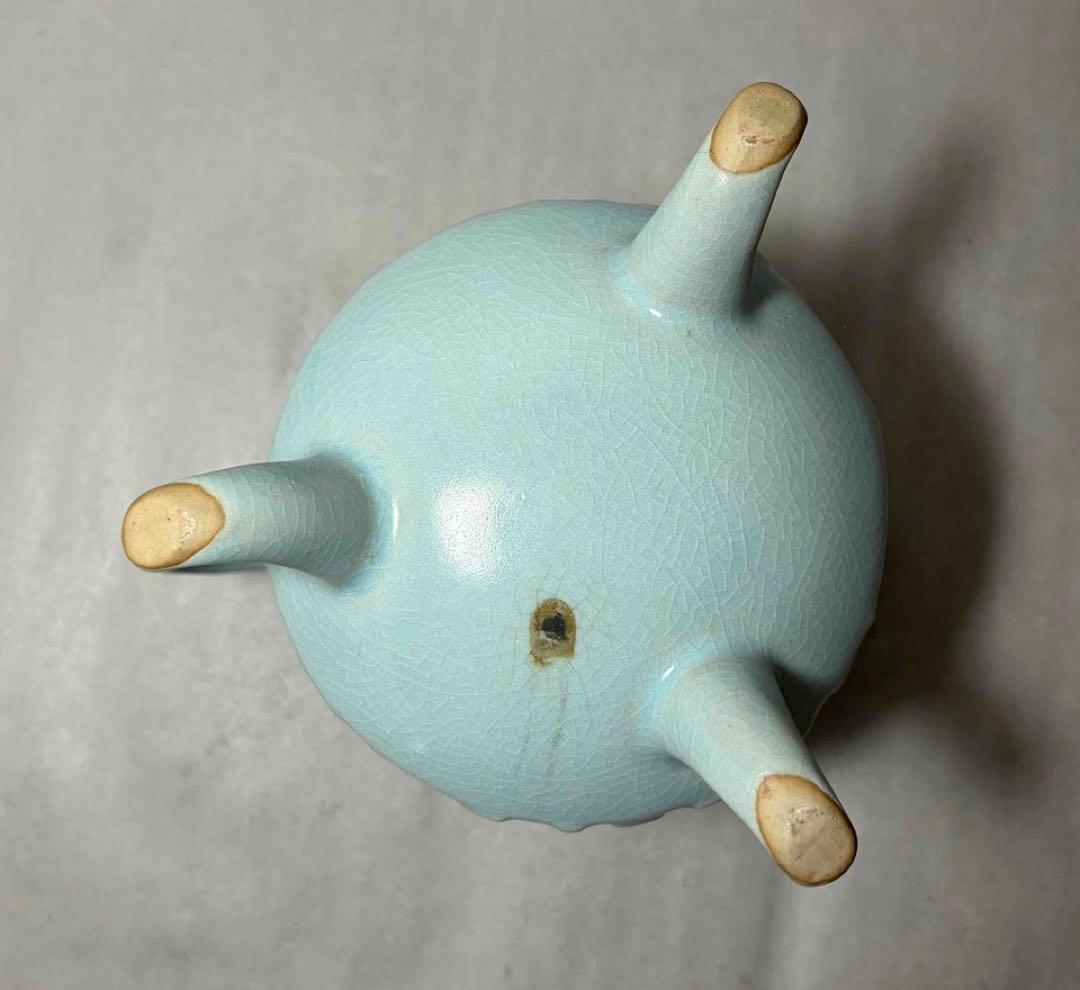 中国 三つ足水注　f2260117