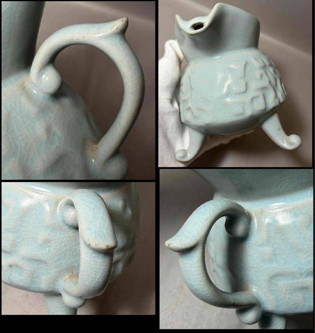 中国 三つ足水注　f2260117