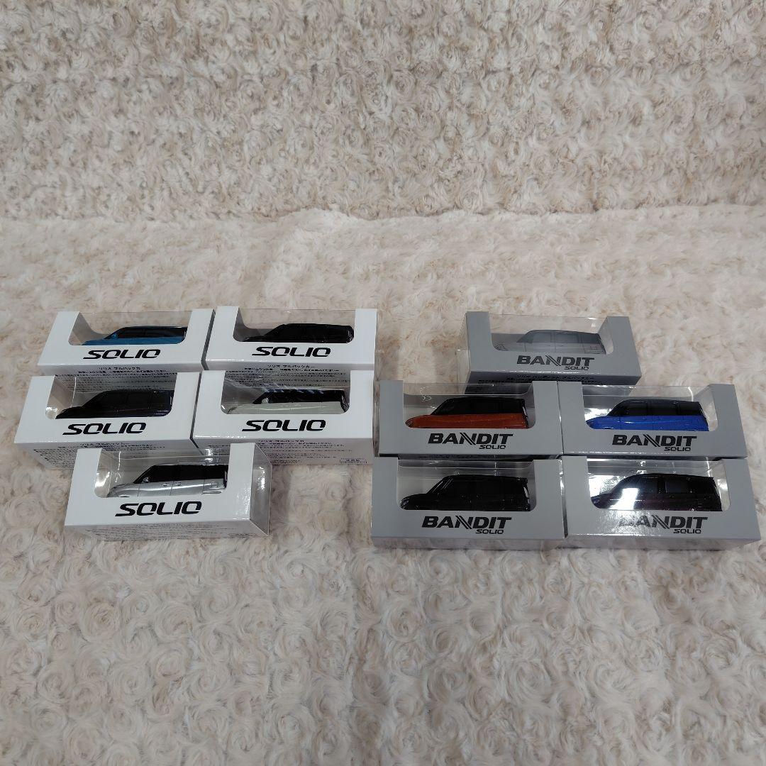 スズキ プルバックカー 10台 ソリオ ソリオバンディット 展示台付 非売品