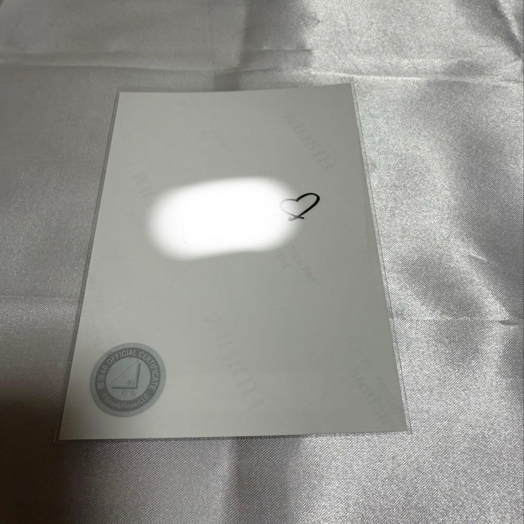 櫻坂46大園玲 直筆サイン入り生写真 2025サンタ衣装 ヨリ