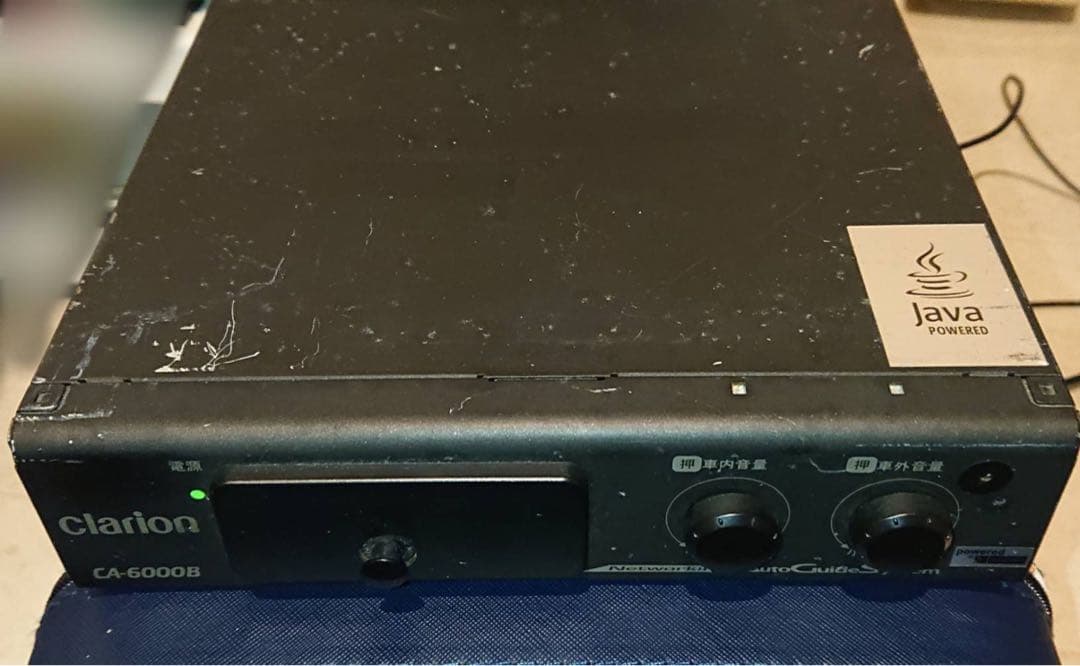 【動作確認済】バス 廃品 クラリオン 音声合成 CA-6000 データ付属なし