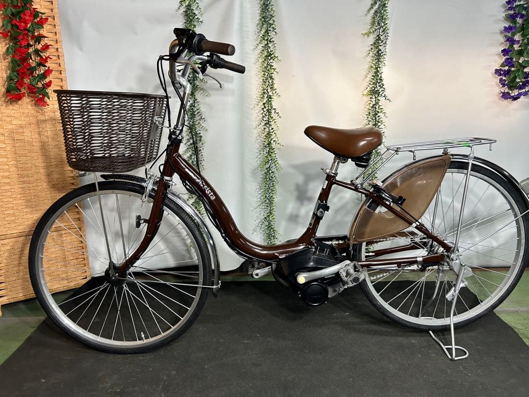 No.266ブリジストンA44電動アシスト自転車ASSISTA整備済み26インチ
