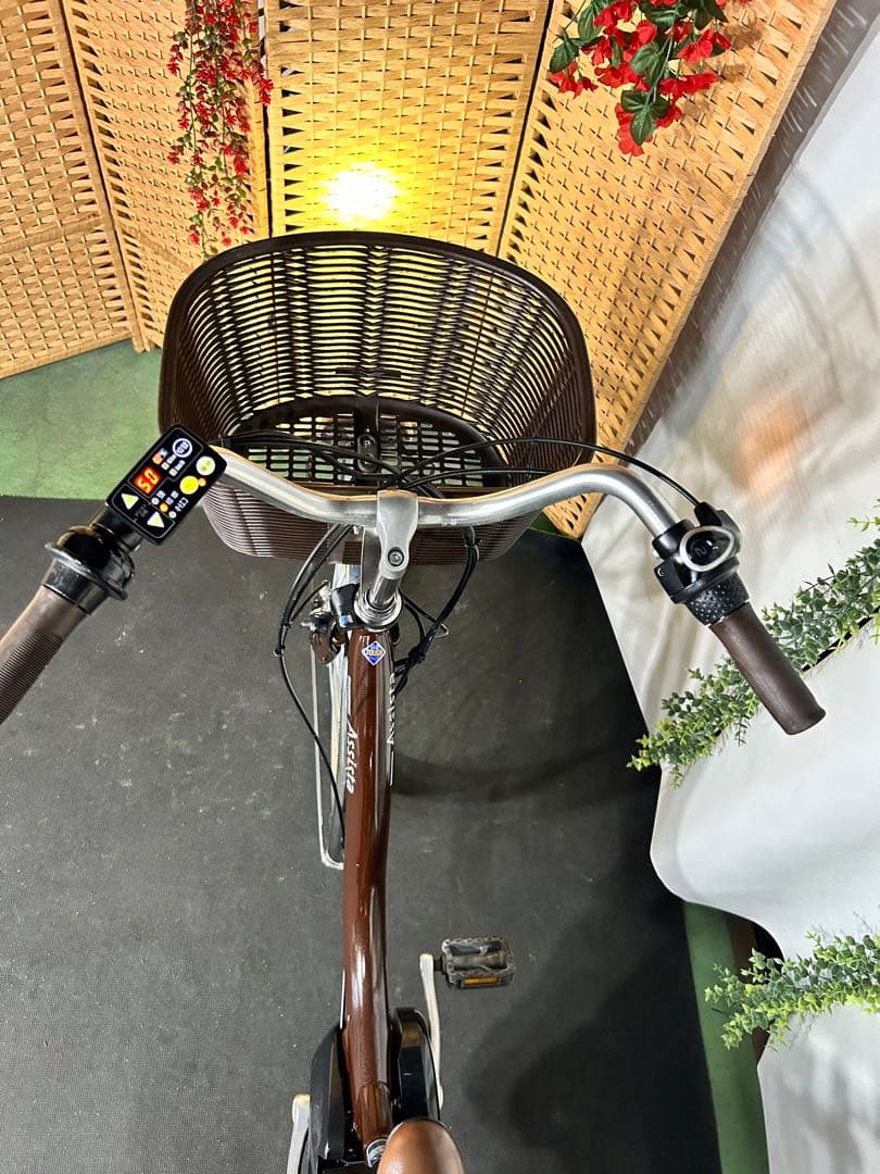 No.266ブリジストンA44電動アシスト自転車ASSISTA整備済み26インチ