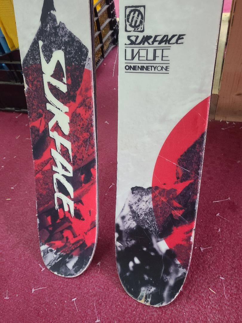 191cm SURFACE LIVE LIFE + Guardian + シール