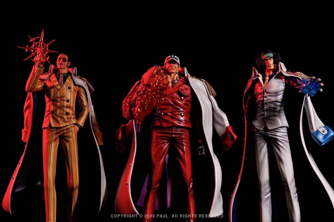 ワンピース 海軍本部三大将 フィギュア ガレージキット塗装済み品