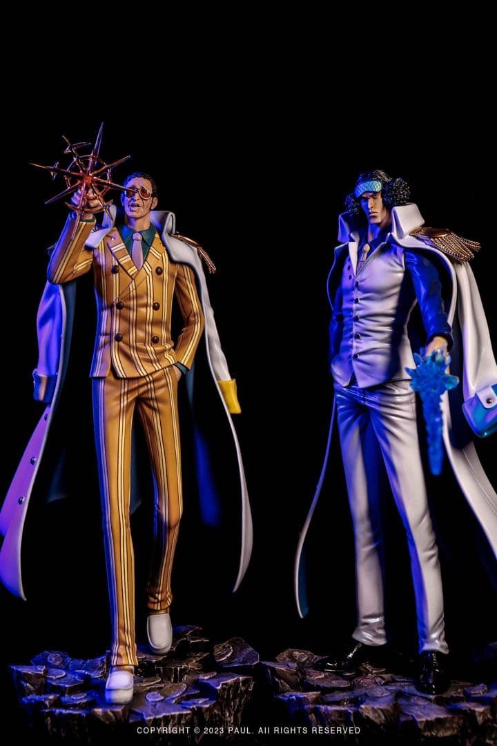 ワンピース 海軍本部三大将 フィギュア ガレージキット塗装済み品