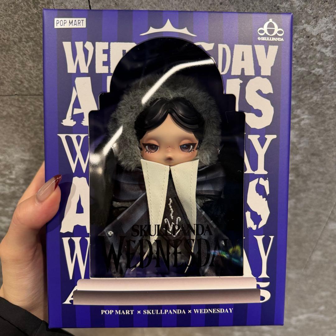 SKULLPANDA x Wednesday ぬいぐるみ ウェンズデー
