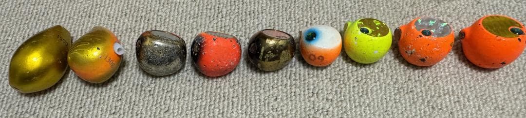 タイラバ27個セット ケース・ネクタイ6本 フック10セット