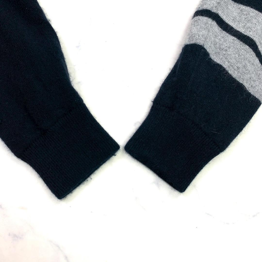 【サイズ5】2023年 パーリーゲイツ カシミヤ ニット ネイビー　E035