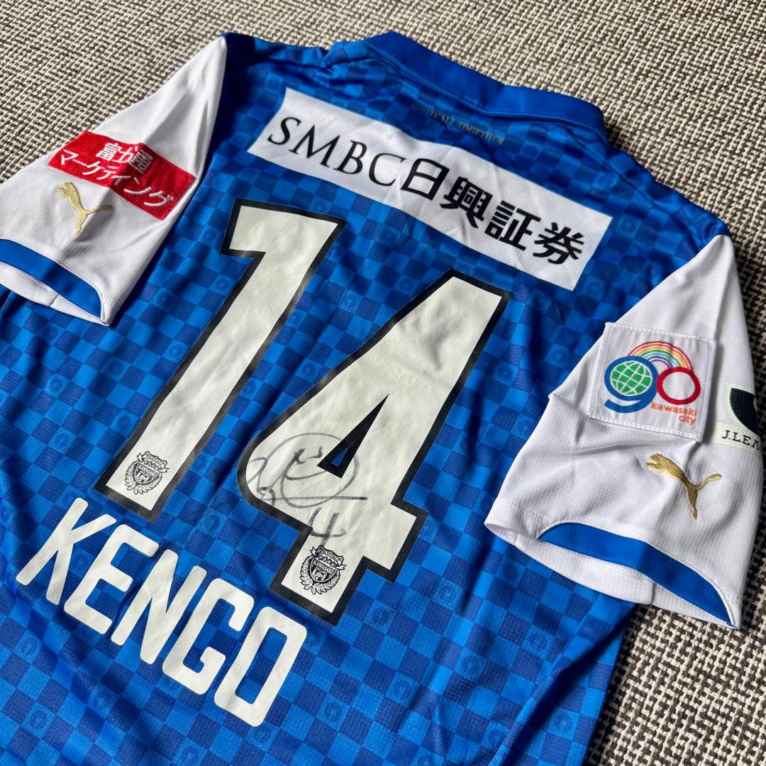 【直筆サイン入り】中村憲剛 ＃１４ 川崎フロンターレ／リミテッドモデル