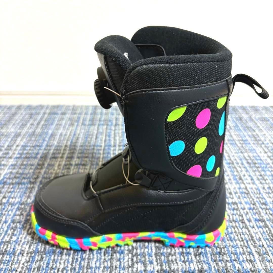 SLQ スノーボードブーツ BOA ボア キッズ 22-23cm